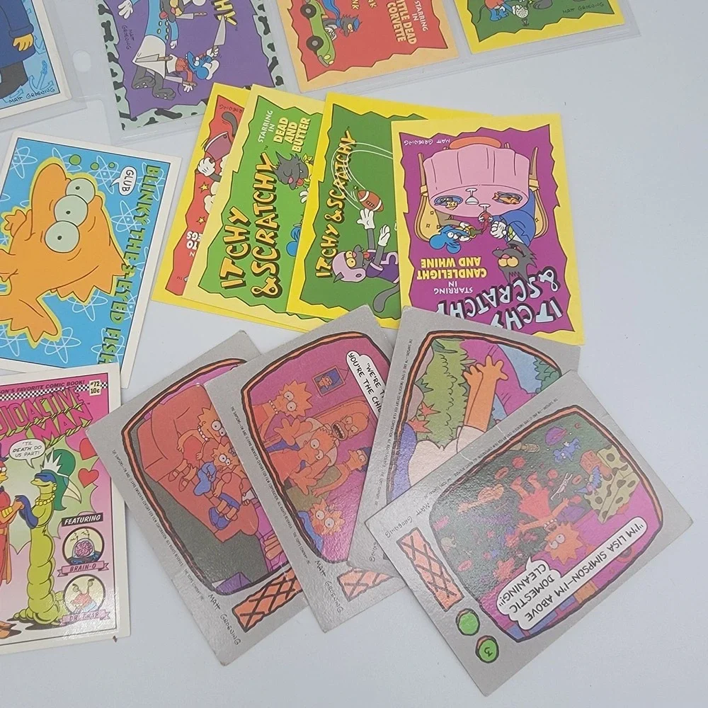 Vtg 90s The Simpsons 1990-93 Skybox 30 Card Lot Bart